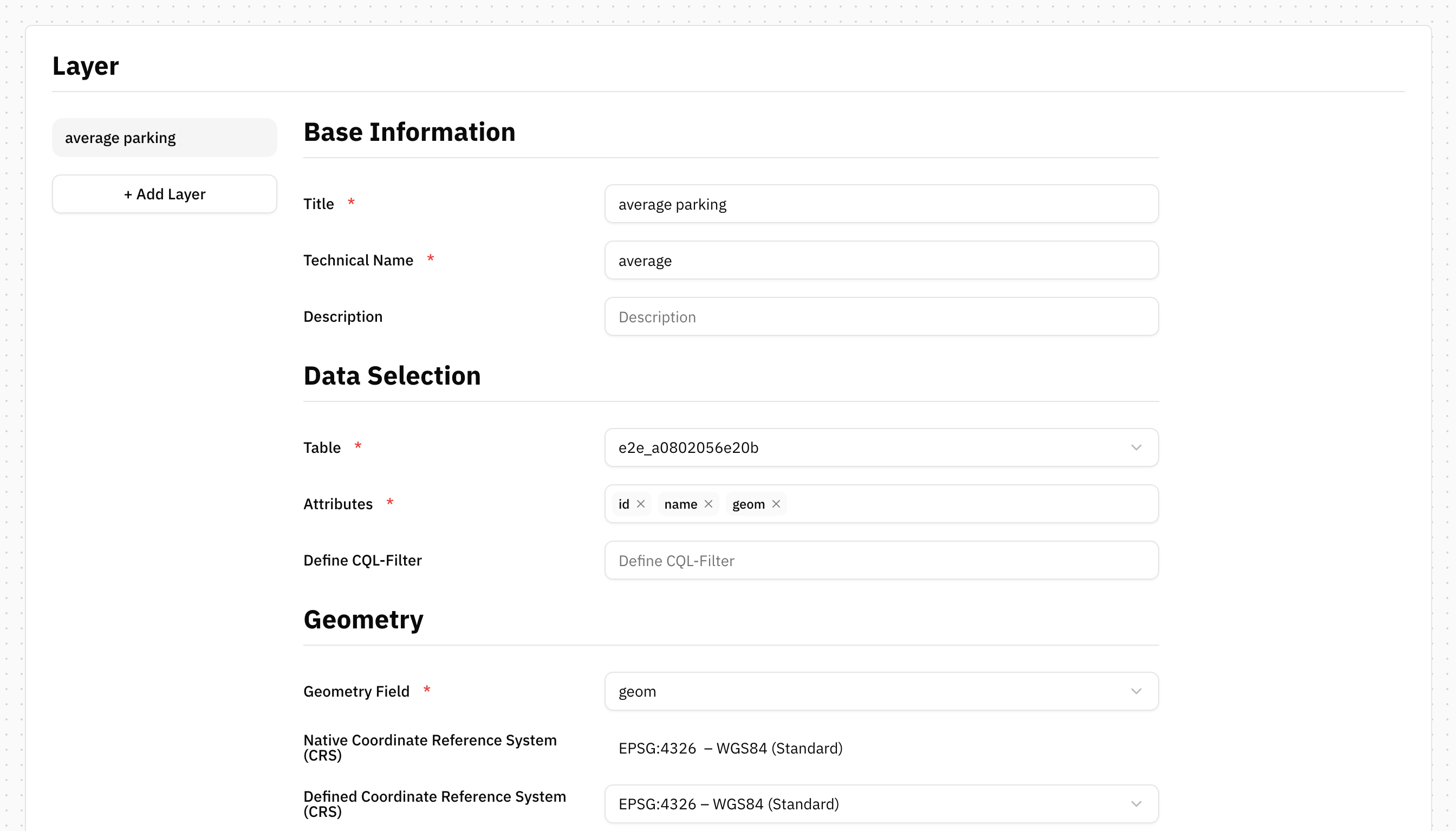 Screenshot: Add a Layer