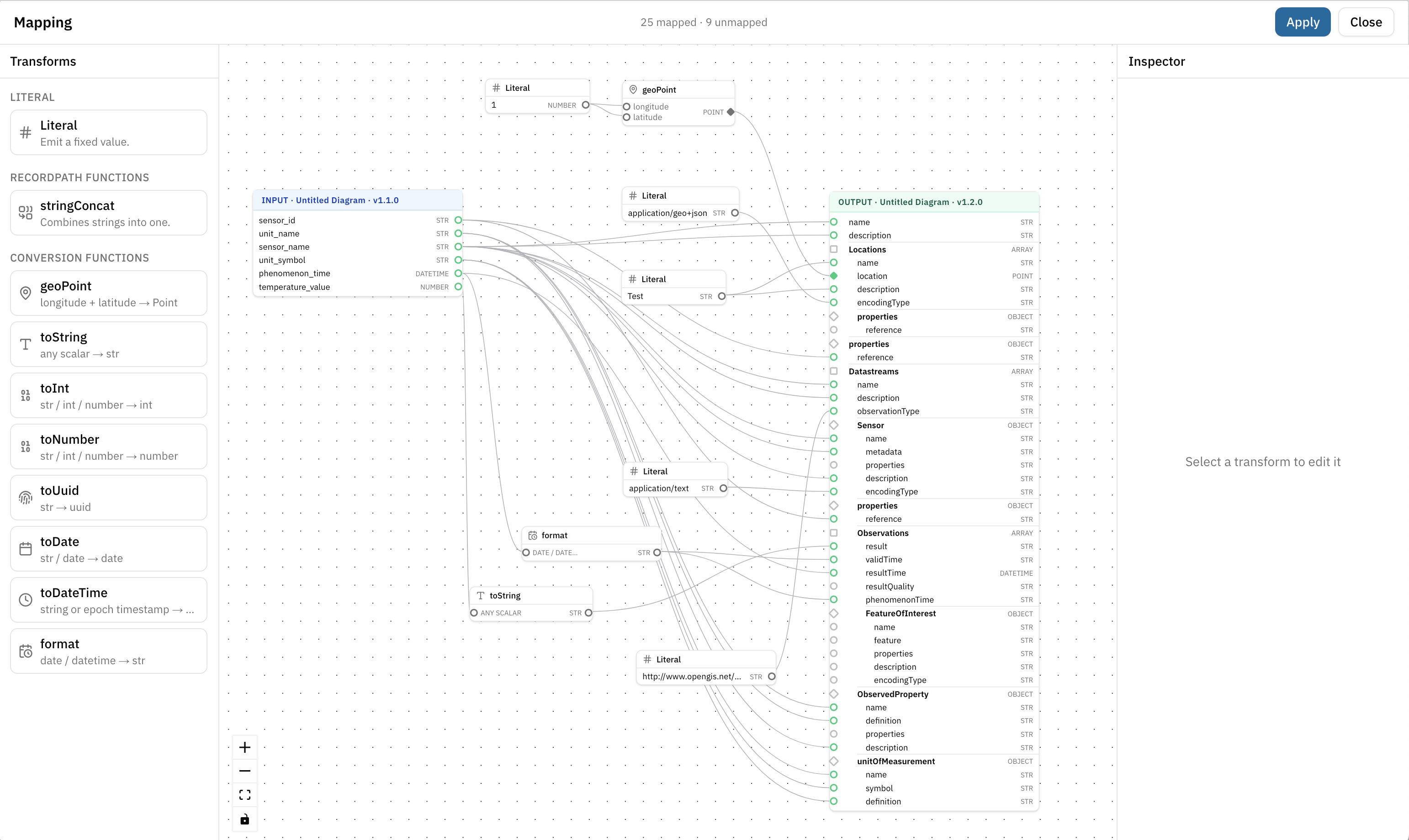 Screenshot: Full Mapping